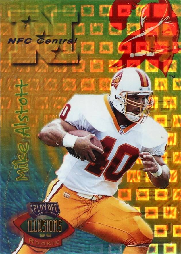 1996 Playoff Illusions Mike Alstott #32 Football Card