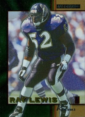 1996 Score Board NFL Lasers Ray Lewis #99 Football Card