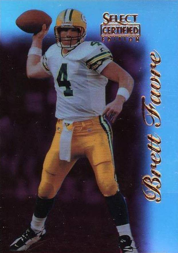 1996 Select Certified Brett Favre #85 Football Card