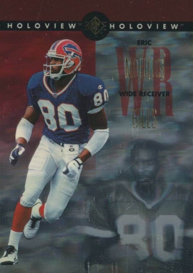 1996 SP Holoview Eric Moulds #40 Football Card