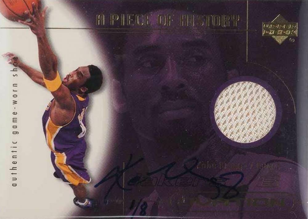 2000 Upper Deck Ovation A Piece of History Kobe Bryant #KB-A Basketball Card