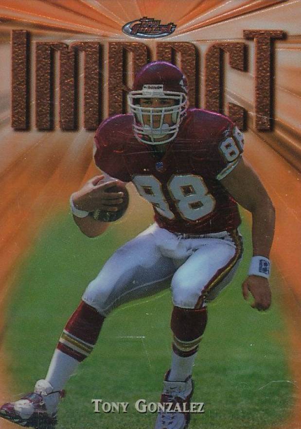 1997 Finest Tony Gonzalez #269 Football Card