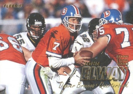 1997 Fleer John Elway #37 Football Card
