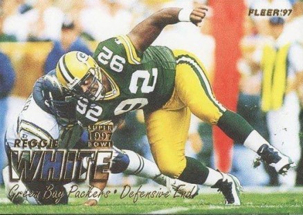 1997 Fleer Reggie White #202 Football Card