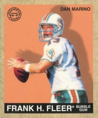 1997 Fleer Goudey Dan Marino #41 Football Card