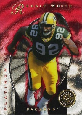 1997 Pinnacle Totally Certified Reggie White #80 Football Card