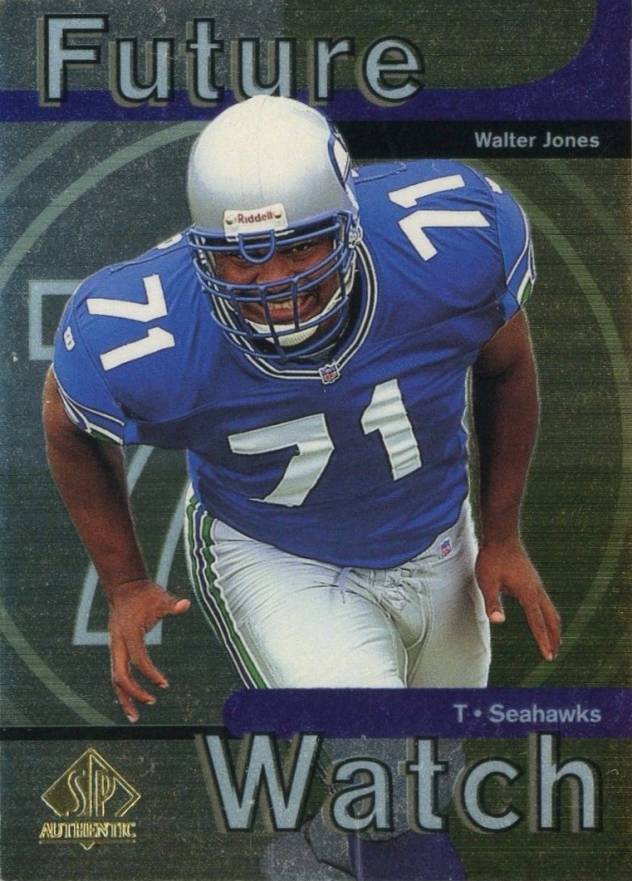 1997 SP Authentic Walter Jones #6 Football Card