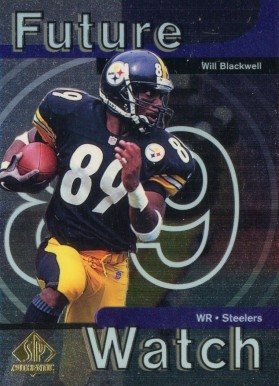 1997 SP Authentic Will Blackwell #27 Football Card