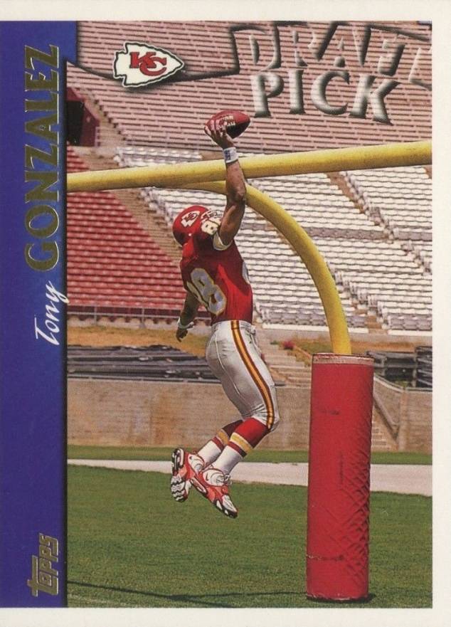 1997 Topps Tony Gonzalez #414 Football Card