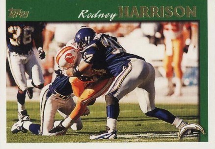 1997 Topps Rodney Harrison #87 Football Card
