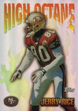 1997 Topps High Octane Jerry Rice #HO-3 Football Card