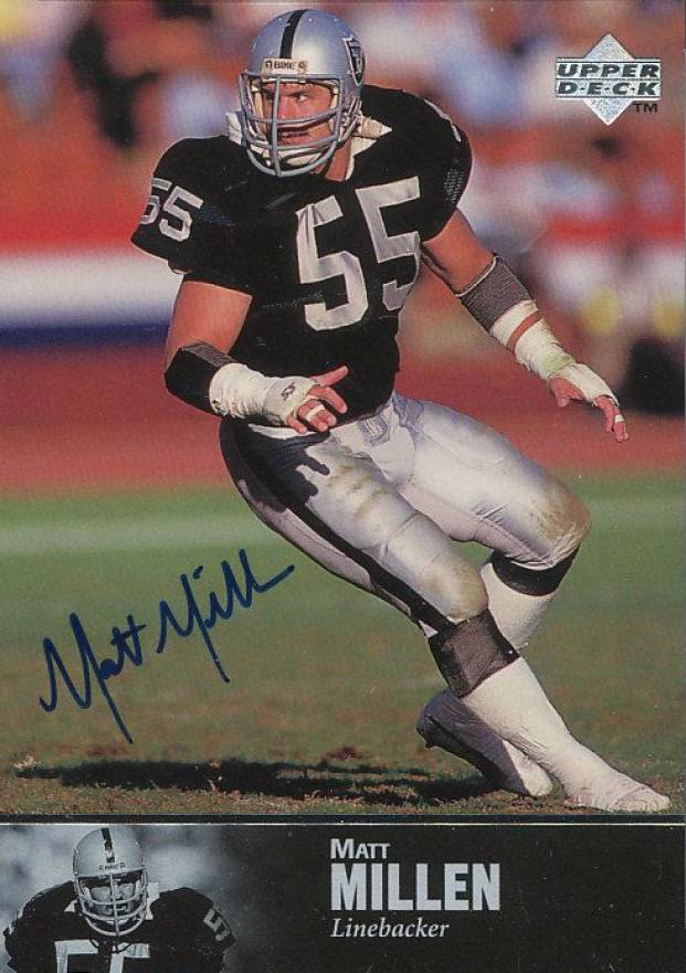 1997 Upper Deck Legends Matt Millen #AL-142 Football Card