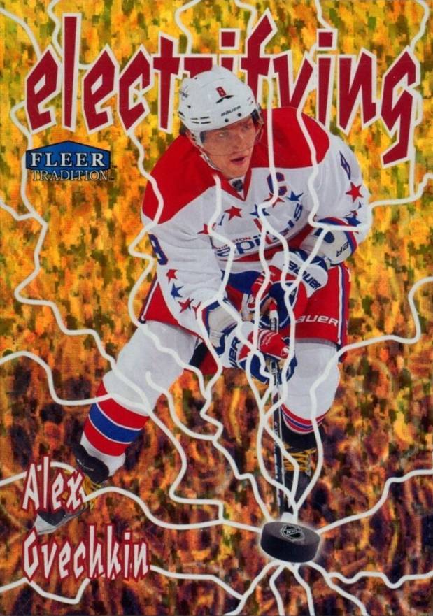 2012 Fleer Retro Electrifying Alexander Ovechkin #20 Hockey Card