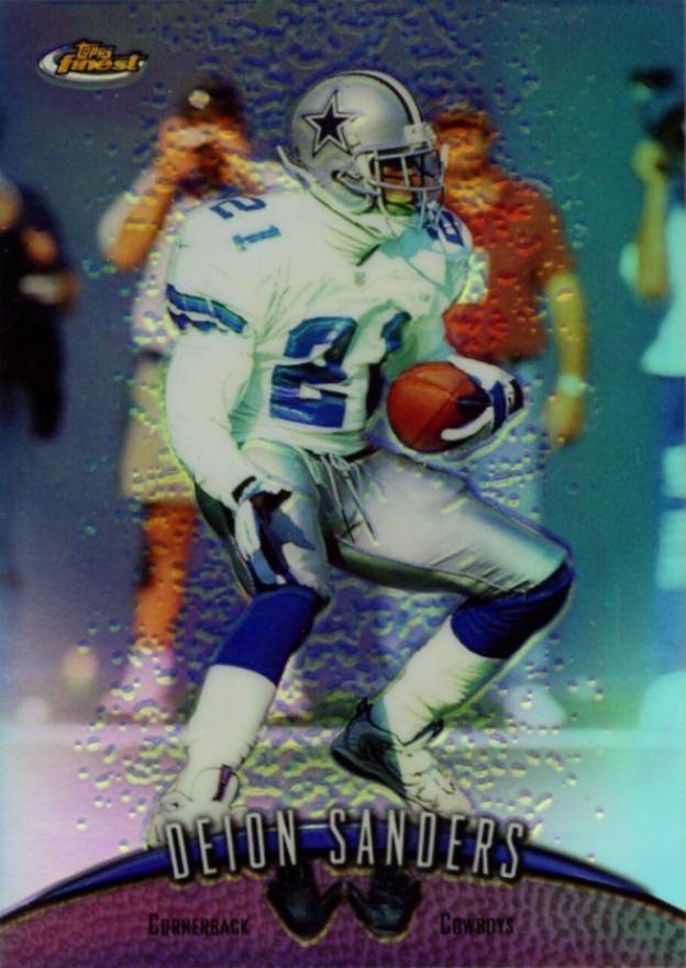 1998 Finest Deion Sanders #36 Football Card