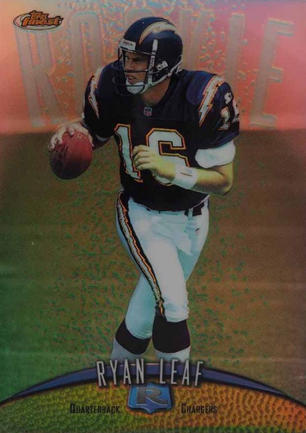 1998 Finest Ryan Leaf #150 Football Card