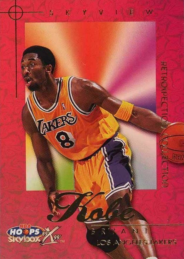 1999 Hoops Decade X Retrospection Collection Kobe Bryant #2 Basketball Card