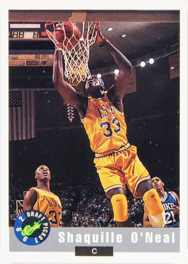 1992 Classic Show Promos 20 Shaquille O'Neal #11 Basketball Card