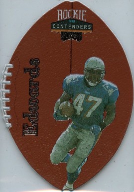 1998 Playoff Contenders Leather Robert Edwards #56 Football Card