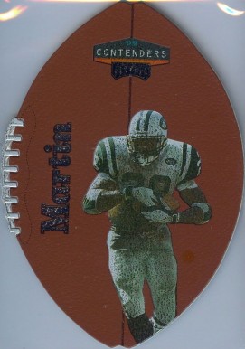 1998 Playoff Contenders Leather Curtis Martin #65 Football Card