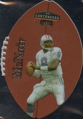 1998 Playoff Contenders Leather Steve McNair #96 Football Card