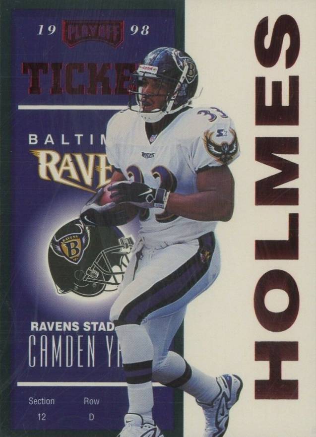 1998 Playoff Contenders Ticket Priest Holmes #5 Football Card