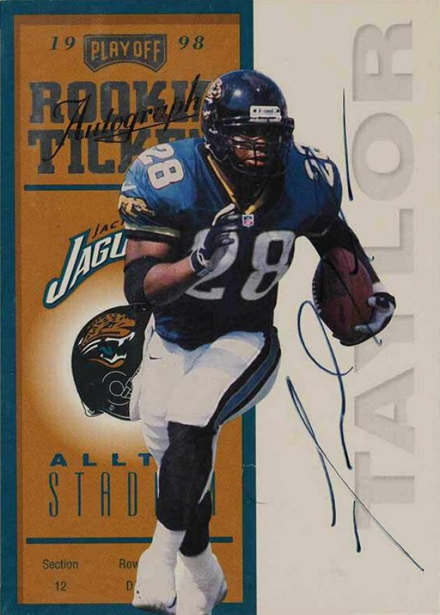1998 Playoff Contenders Ticket Fred Taylor #89 Football Card