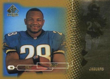 1998 SP Authentic Fred Taylor #16 Football Card