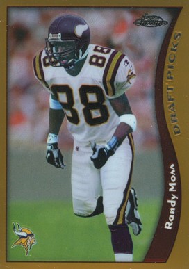 1998 Topps Chrome Randy Moss #35 Football Card