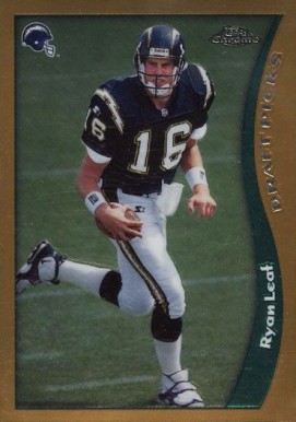 1998 Topps Chrome Ryan Leaf #66 Football Card