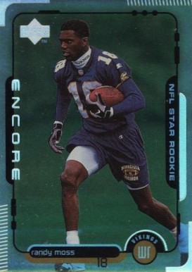 1998 Upper Deck Encore Randy Moss #12 Football Card