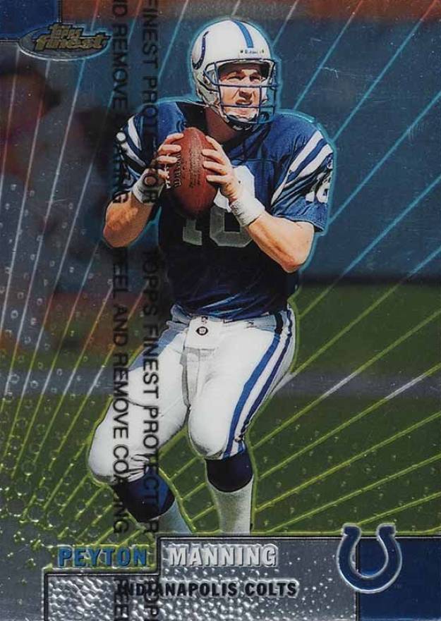 1999 Finest Peyton Manning #1 Football Card