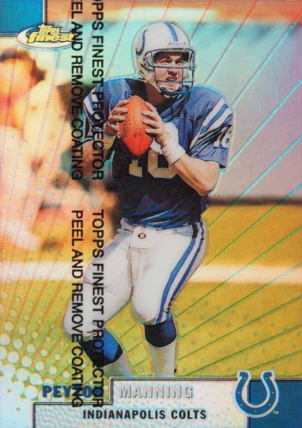 1999 Finest Peyton Manning #1 Football Card