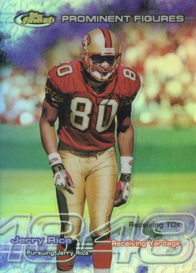 1999 Finest Prominent Figures Jerry Rice #PF54 Football Card