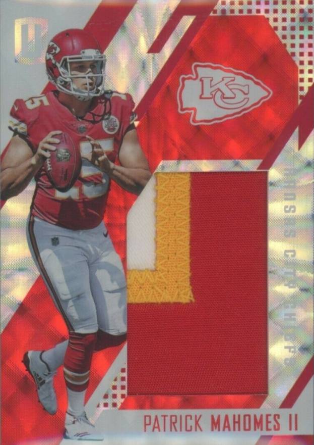 2017 Panini Unparalleled Rookie Stitches Patrick Mahomes II #RSPM Football Card