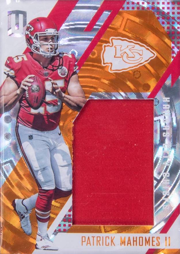 2017 Panini Unparalleled Rookie Stitches Patrick Mahomes II #RSPM Football Card