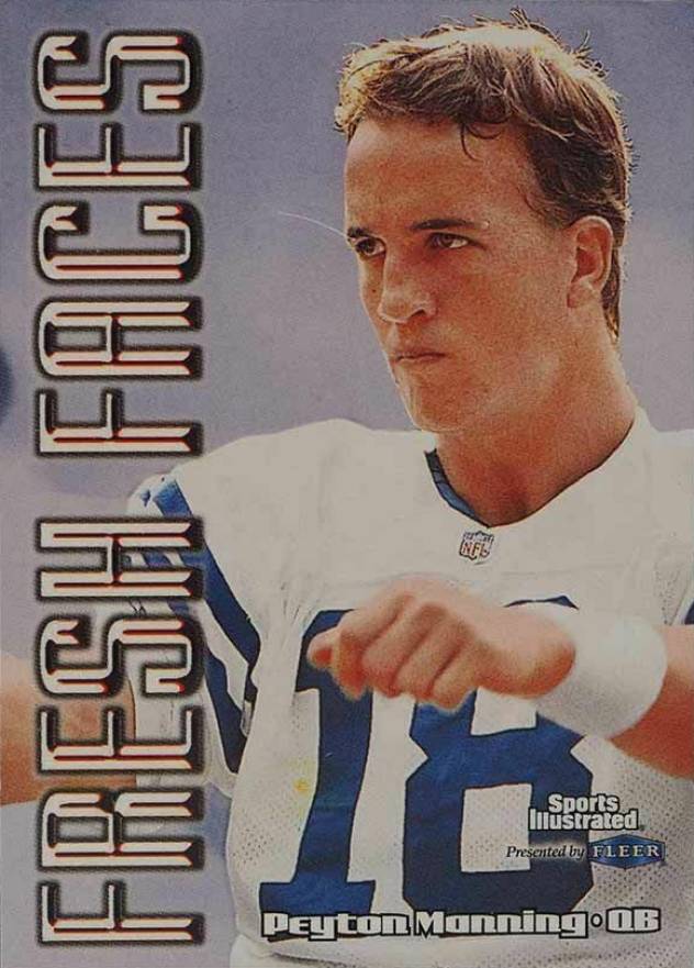 1999 Fleer Tradition Peyton Manning #126 Football Card