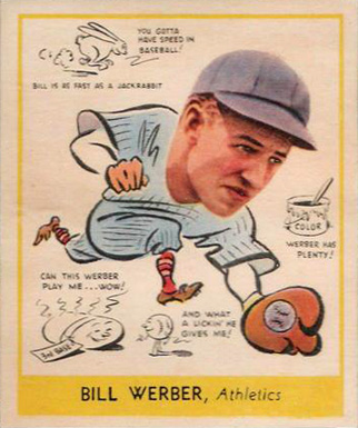1938 Goudey Heads-Up Bill Werber #283 Baseball Card