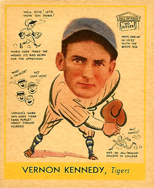 1938 Goudey Heads-Up Vernon Kennedy #280 Baseball Card