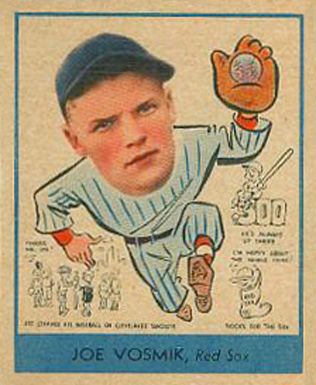 1938 Goudey Heads-Up Joe Vosmik #271 Baseball Card