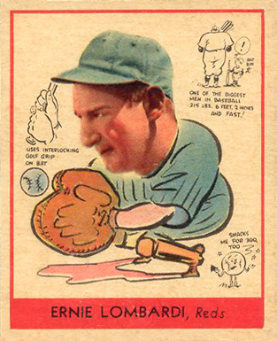 1938 Goudey  Ernie Lombardi #270 Baseball Card