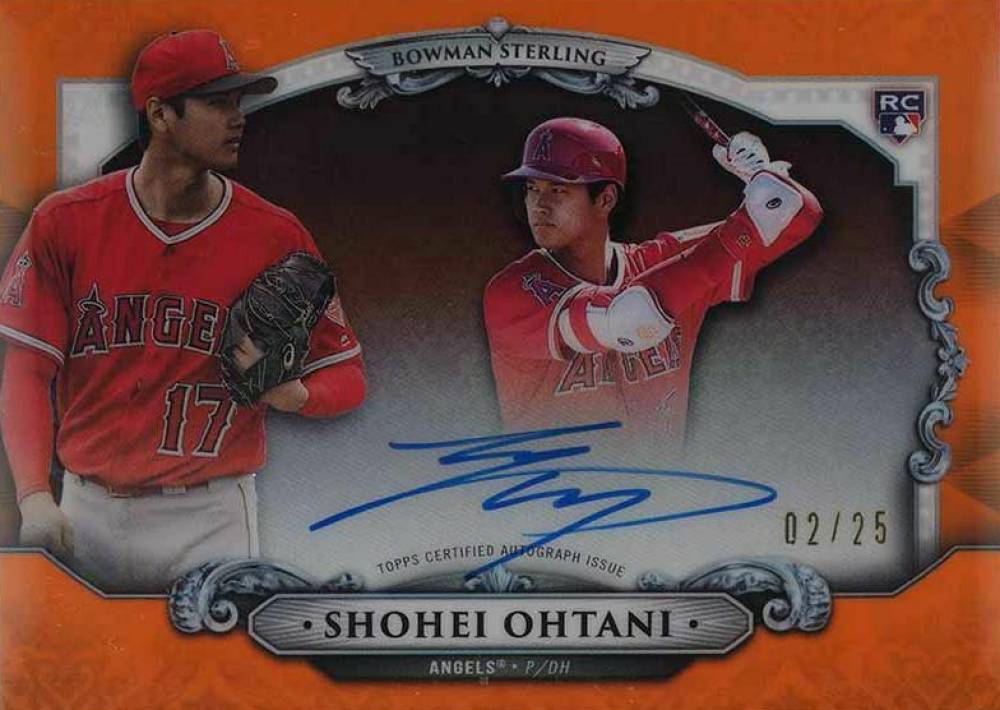 2018 Bowman Sterling Continuity Autographs Shohei Ohtani #BSASO Baseball Card