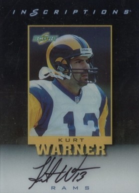 1999 Score Supplemental Inscriptions Kurt Warner #KW-13 Football Card