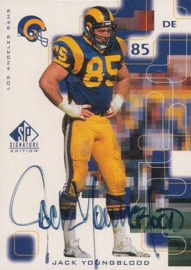 1999 SP Signature Jack Youngblood #JY Football Card