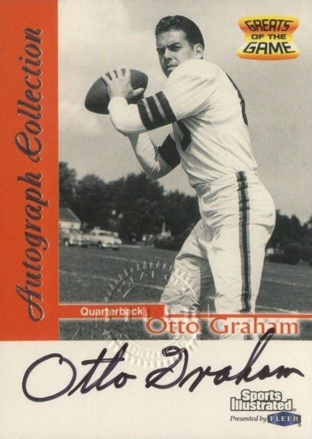 1999 Sports Illustrated Autograph Collection Otto Graham # Football Card
