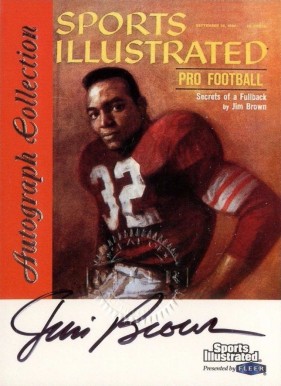 1999 Sports Illustrated Autograph Collection Jim Brown # Football Card