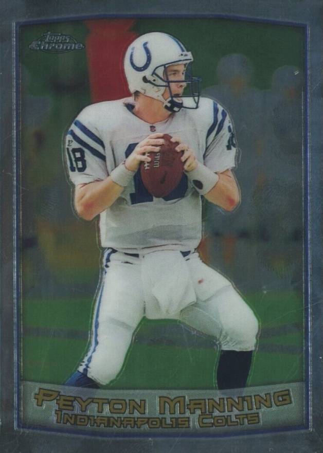 1999 Topps Chrome Peyton Manning #120 Football Card