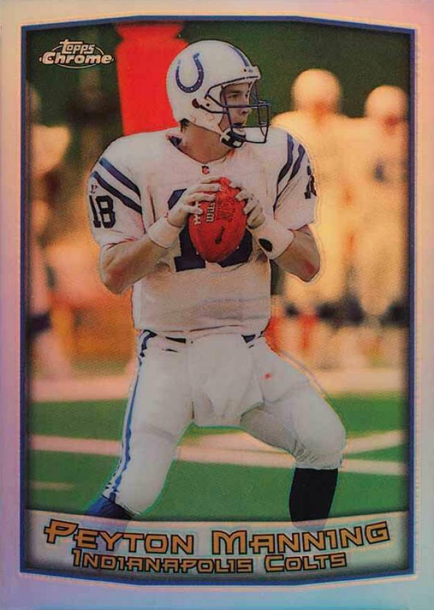 1999 Topps Chrome Peyton Manning #120 Football Card