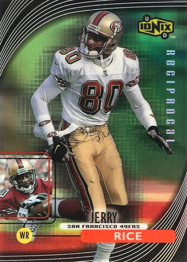 1999 Upper Deck Ionix Jerry Rice #R52 Football Card