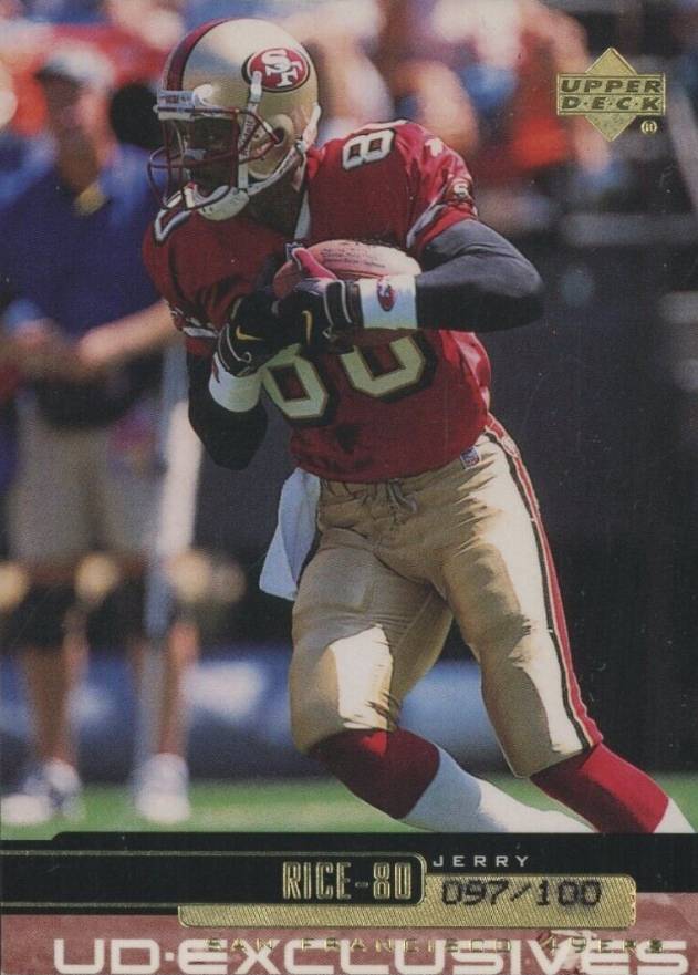 1999 Upper Deck Jerry Rice #190 Football Card