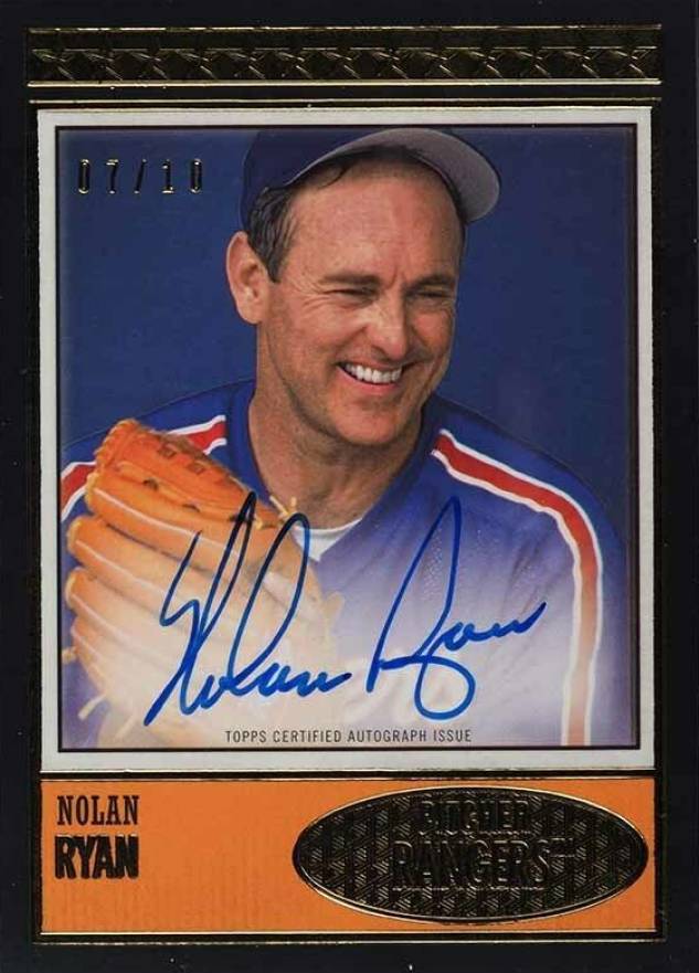 2018 Topps Brooklyn Collection Autographs Nolan Ryan #BC1NR Baseball Card